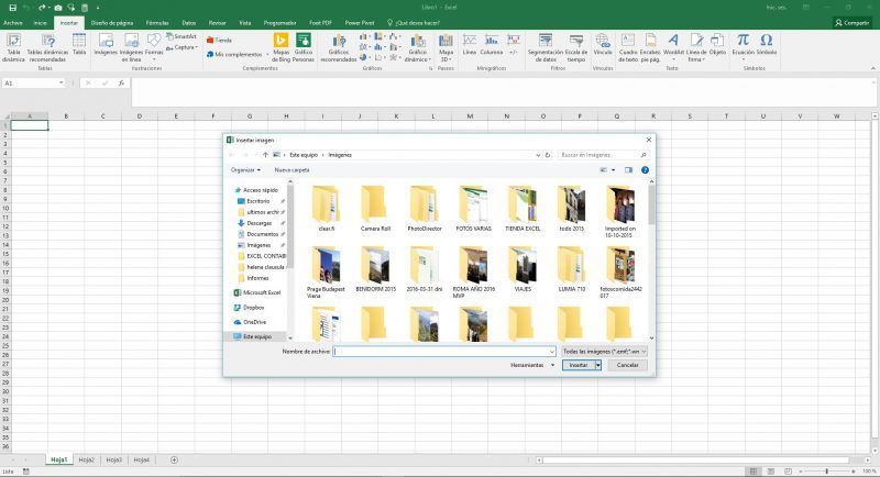 Añadir una imagen a Excel 2 Añadir una imagen a Excel