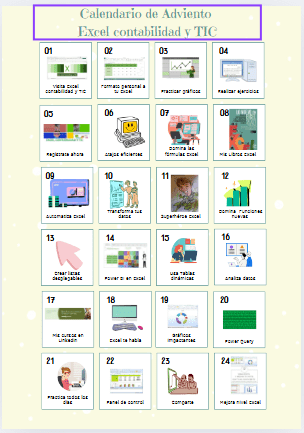 Calendario de Adviento Excel Contabilidad y TIC 4 image 3