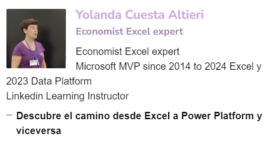 Women for Technical Talks (W4TT) 3 W4TT YOLANDA POWER PLATFORM A EXCEL